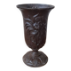 Art deco cast iron vase