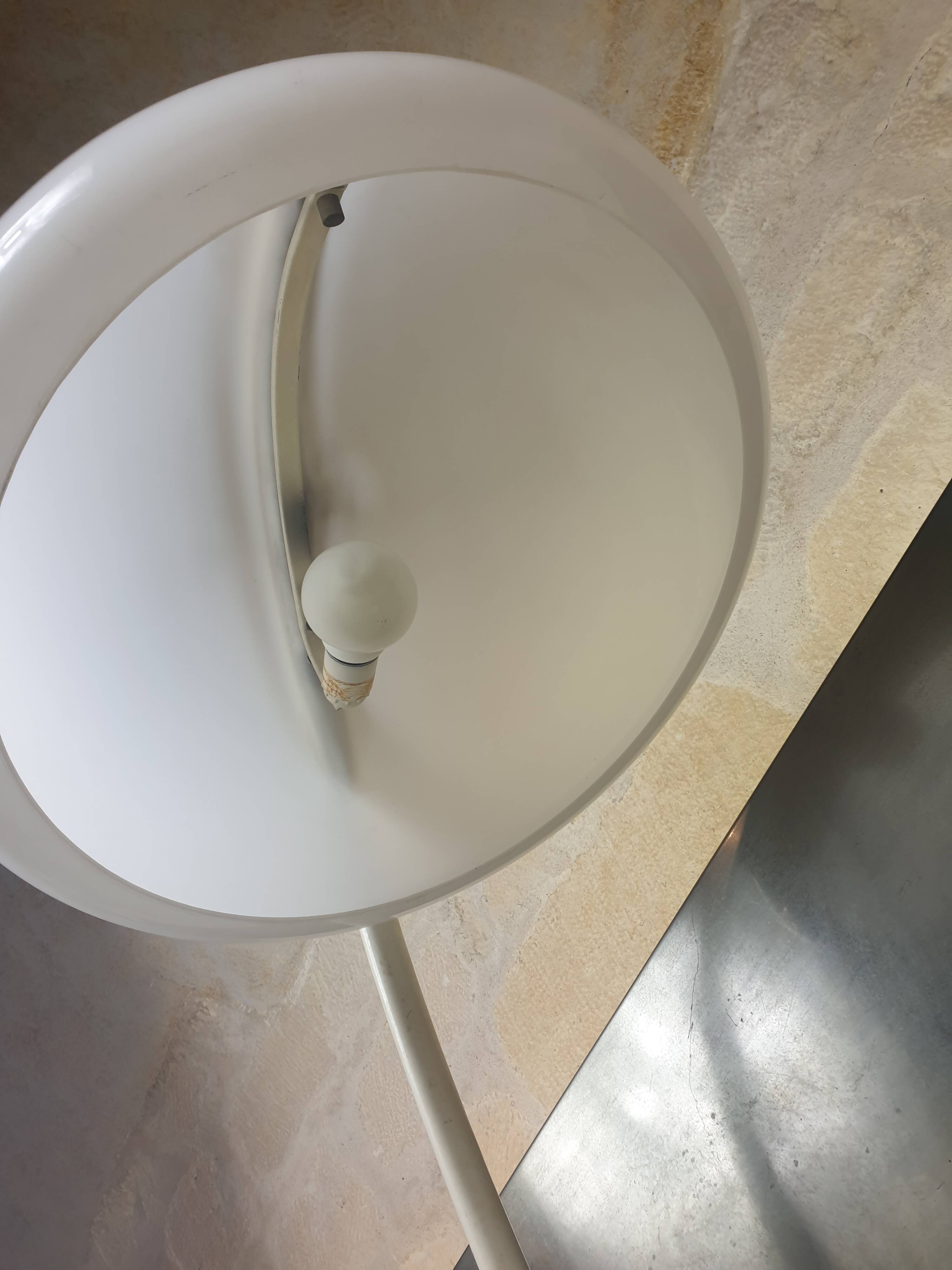 serpentine floor lamp by Elio Martinelli for Martinelli Luce