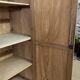 Vintage wooden Parisian wardrobe