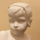 Marble bust of child