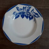 Lot assiettes creuses Digoin Sarreguemines et assiettes dépareillées