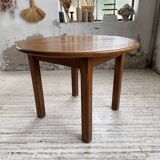 Round oak table 1950