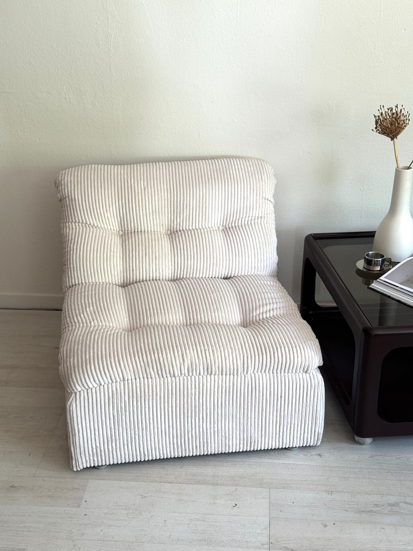 Vintage lounge chair modular seat 1970