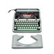 Typewriter Hermes baby green linden revised ribbon new