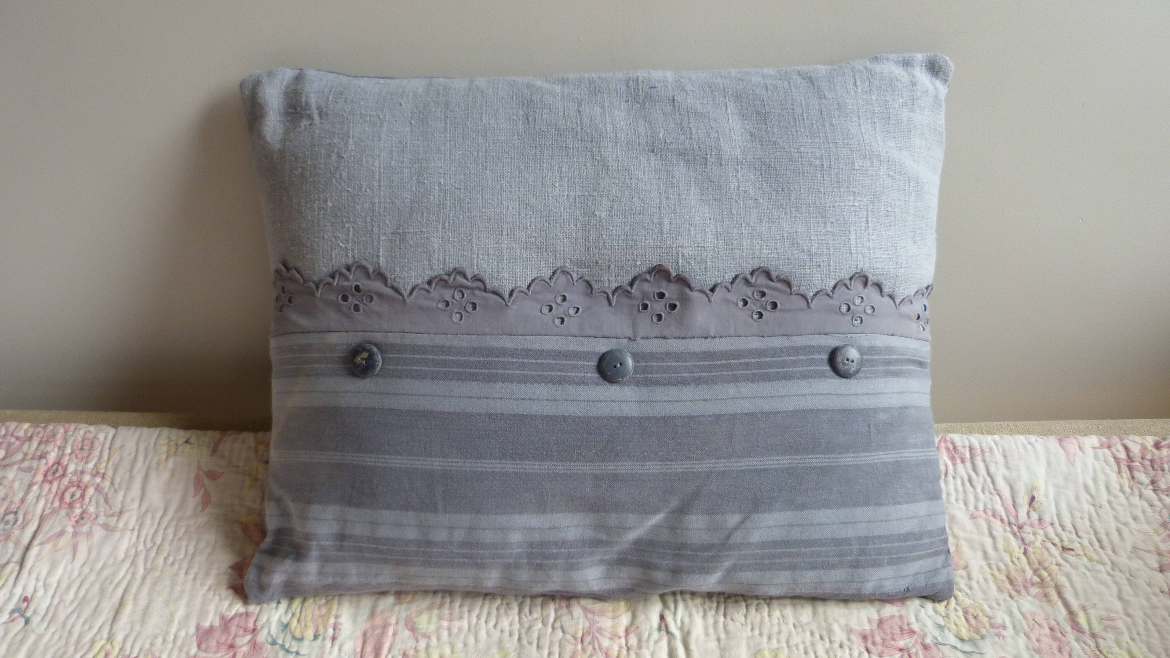 Linen and hemp cushion
