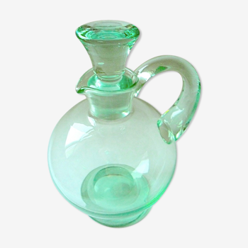 Crystal globular decanter from the daum house