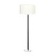 Lampadaire scandinave en cuir et aluminium