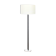 Lampadaire scandinave en cuir et aluminium