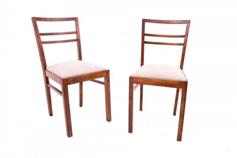 Pair of chairs, Poland, 1940s. After renovation.