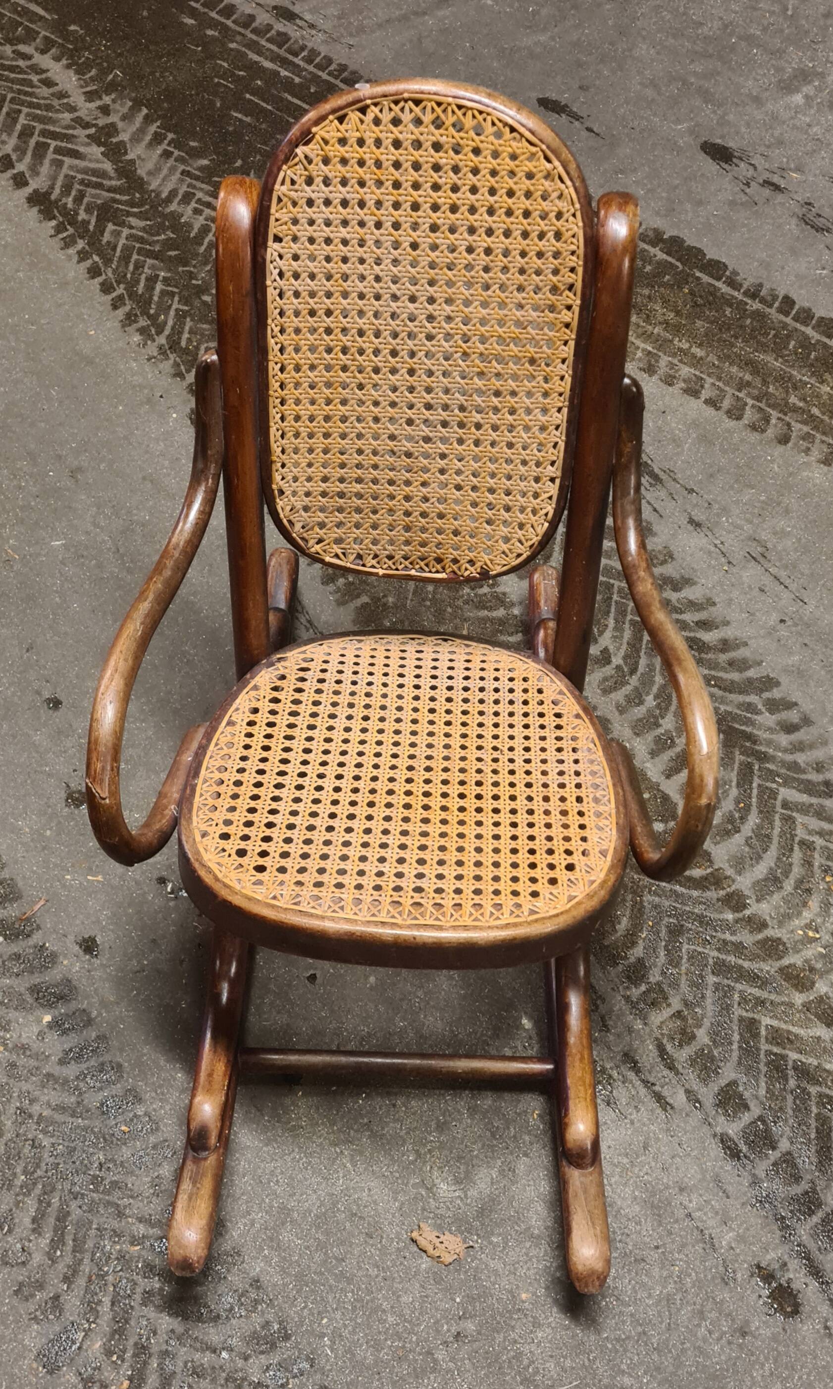 Thonet children's rocking chair