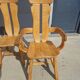 Set of 8 Britalist Oak Chairs from De Puydt, Belgium 1970s