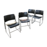 Lot de 4 chaises industrielles