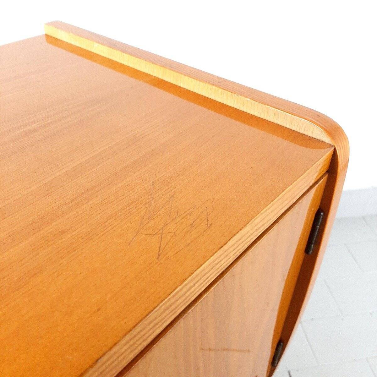 Polish bedside table from the mid-century, 1970s.