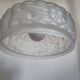 Lampe de plafond Art nouveau en persglas forgé avec décor floral, Frankrijk