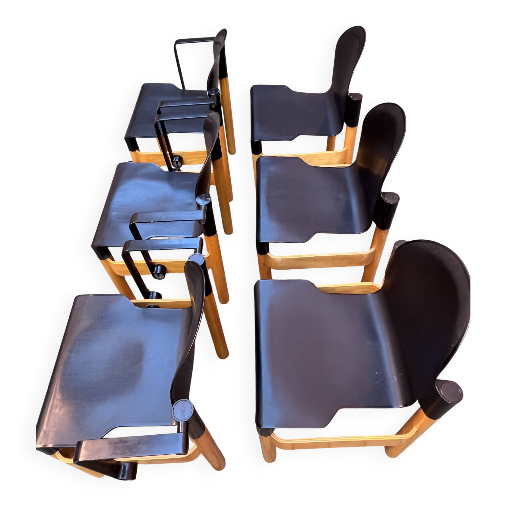 Thonet Flex 2000 chairs by Gert Lange
