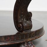 Antique French Side Table from the Early 1900s with a Marble Top