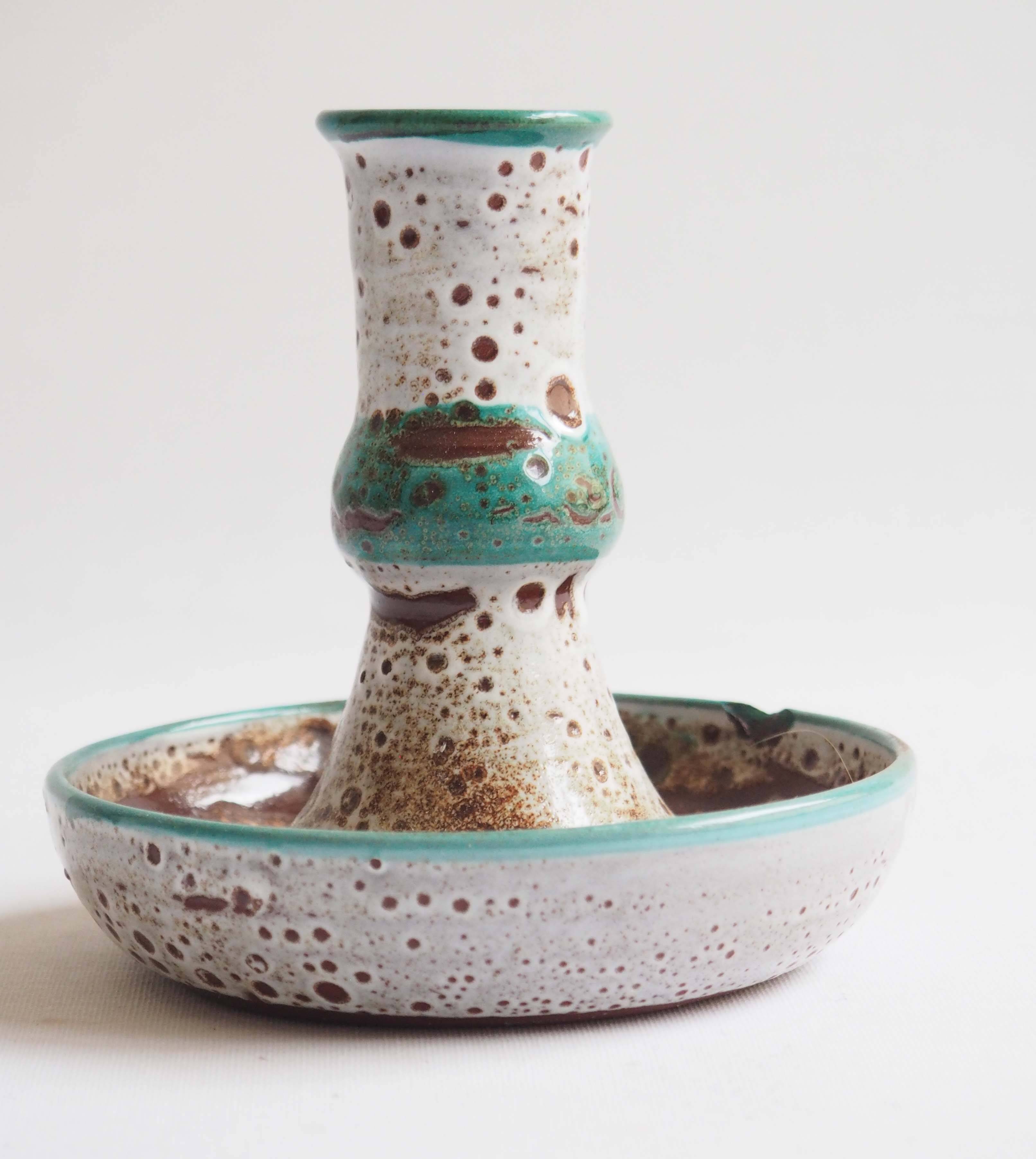 Ceramic candle holder 1950