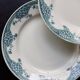 Vintage earthenware dinner plates from Saint Amand Nouvelle Usine Céramique du No