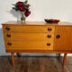 Mid century retro vintage sideboard teak by schreiber 1960