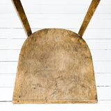 Chaise vintage Frankfurter en bois massif Mid-Century design classique pour