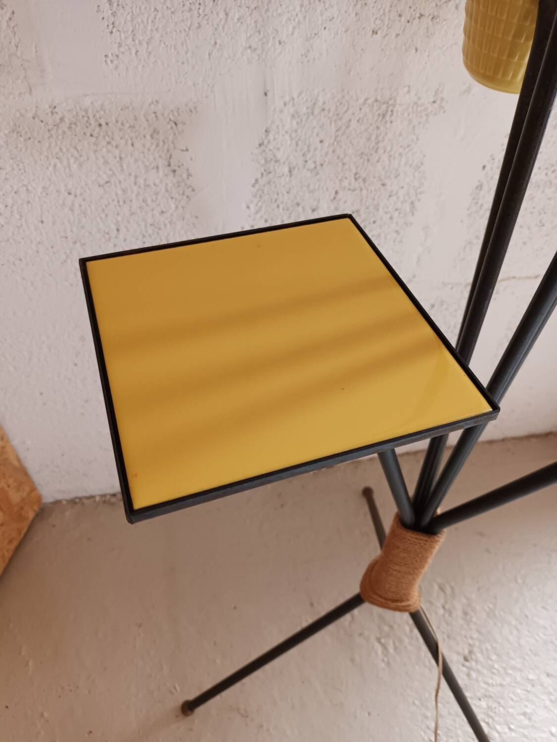 Vintage tripod floor lamp