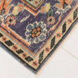 6x9 Turkish Classic Pattern Orange Green Vintage Rug, 174x279Cm