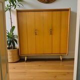 Vintage shoe cabinet / wooden cabinet