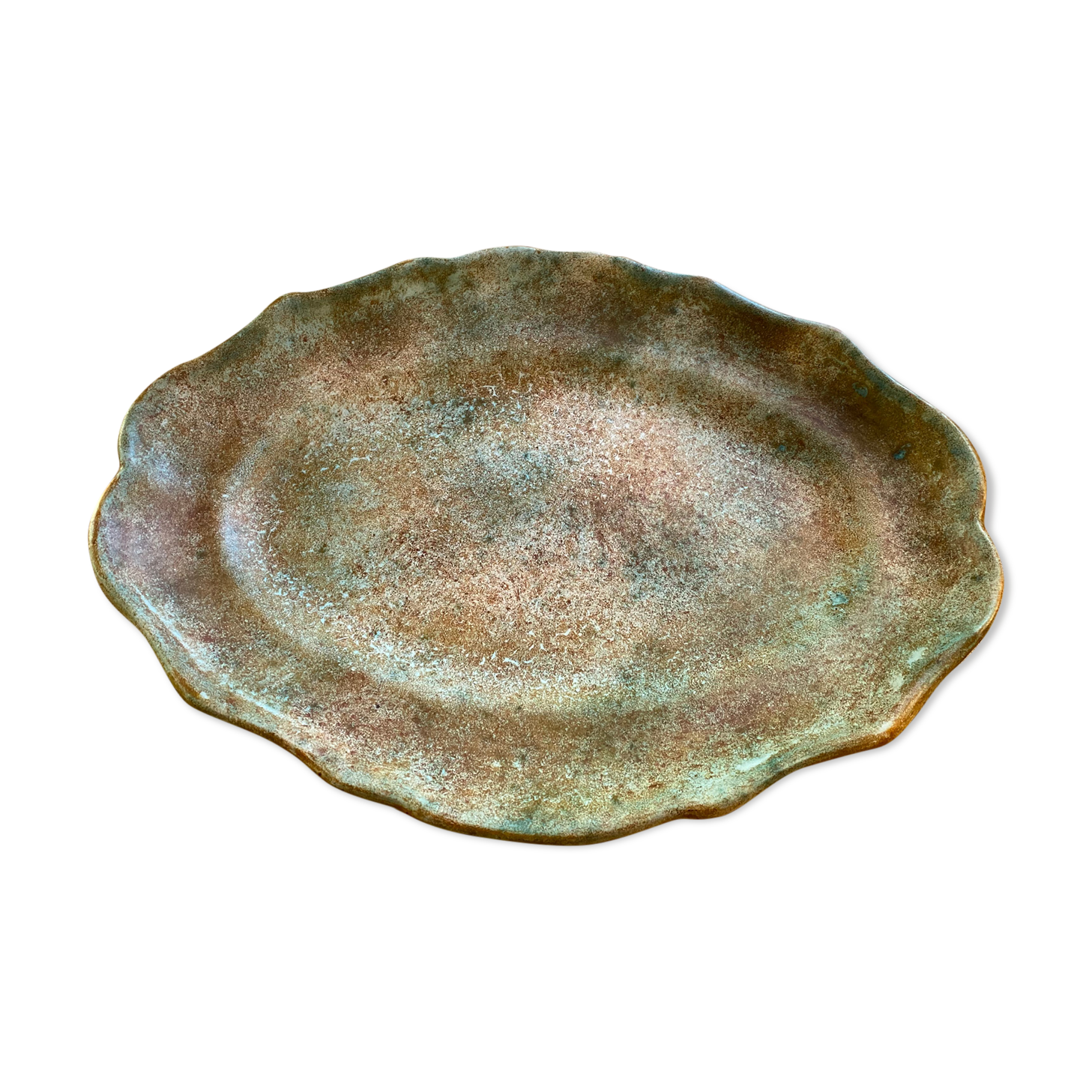 Ceramic dish la Grange aux potiers