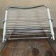 Old folding metal chrome back