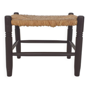 tabouret en rotin et