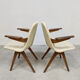 Chaises de salle à manger au design hollandais du milieu du siècle