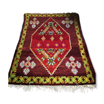 Handmade wool Berber rug - 160x130cm