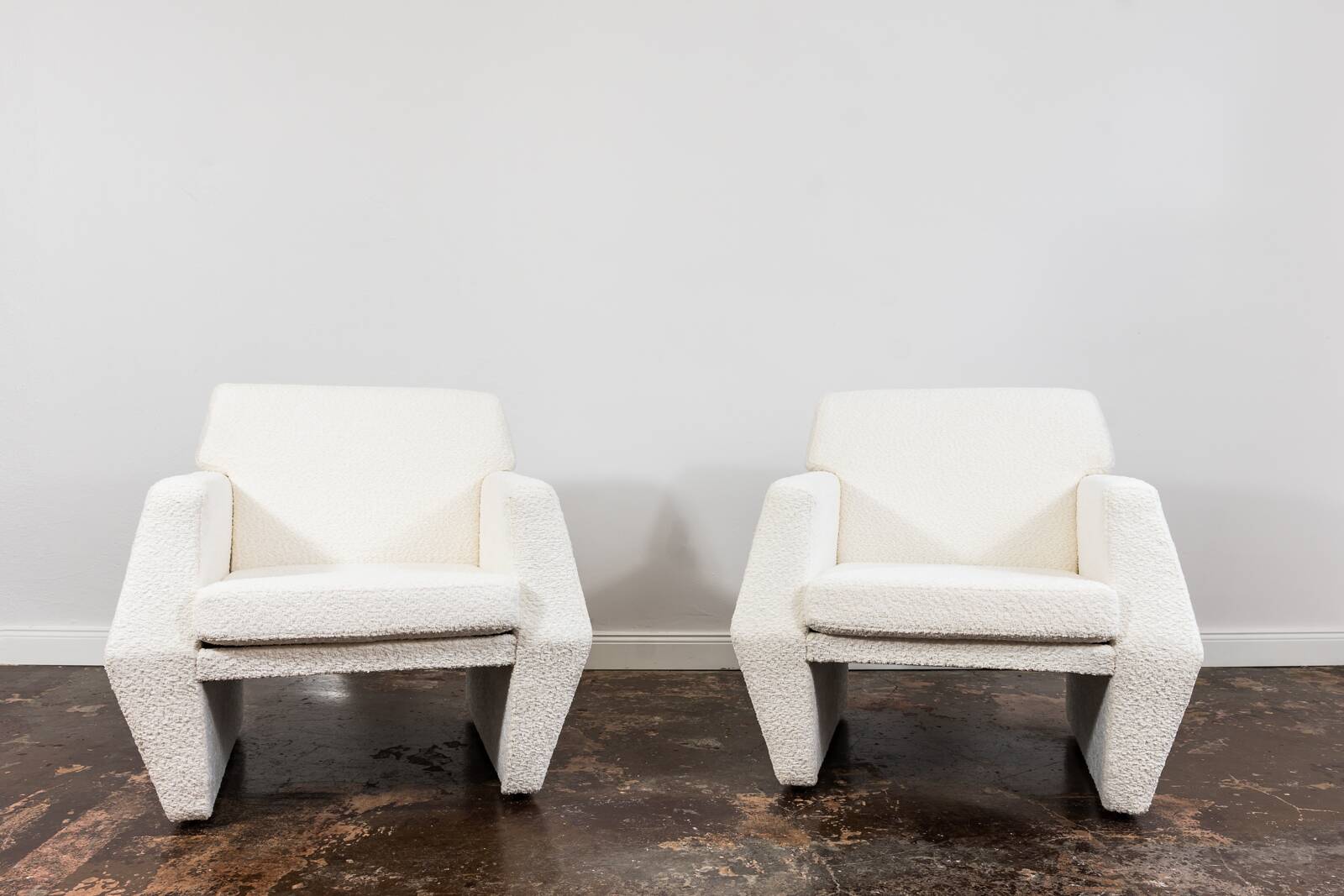Geometric Vintage Armchairs By Lfm, Poland, 1970s, Set Of 2