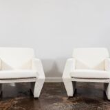Geometric Vintage Armchairs By Lfm, Poland, 1970s, Set Of 2