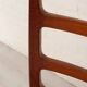6 chaises modèle 82 en teck et corde par Niels Otto Møller