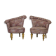 Fauteuils asymétriques danois dans le style de Kagan années 1950, ensemble de 2