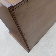 Commode vintage bois pieds compas années 1950