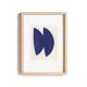 Ensemble de 4 peintures sur papier - tableaux abstraits -  signée eawy