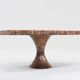 Vintage mid century brutalist copper coffee table 1970s