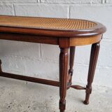 Wooden piano bench and cannage