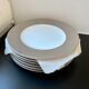 Royal Doulton "Abacus" Plate 22.5 cm Platinum Porcelain