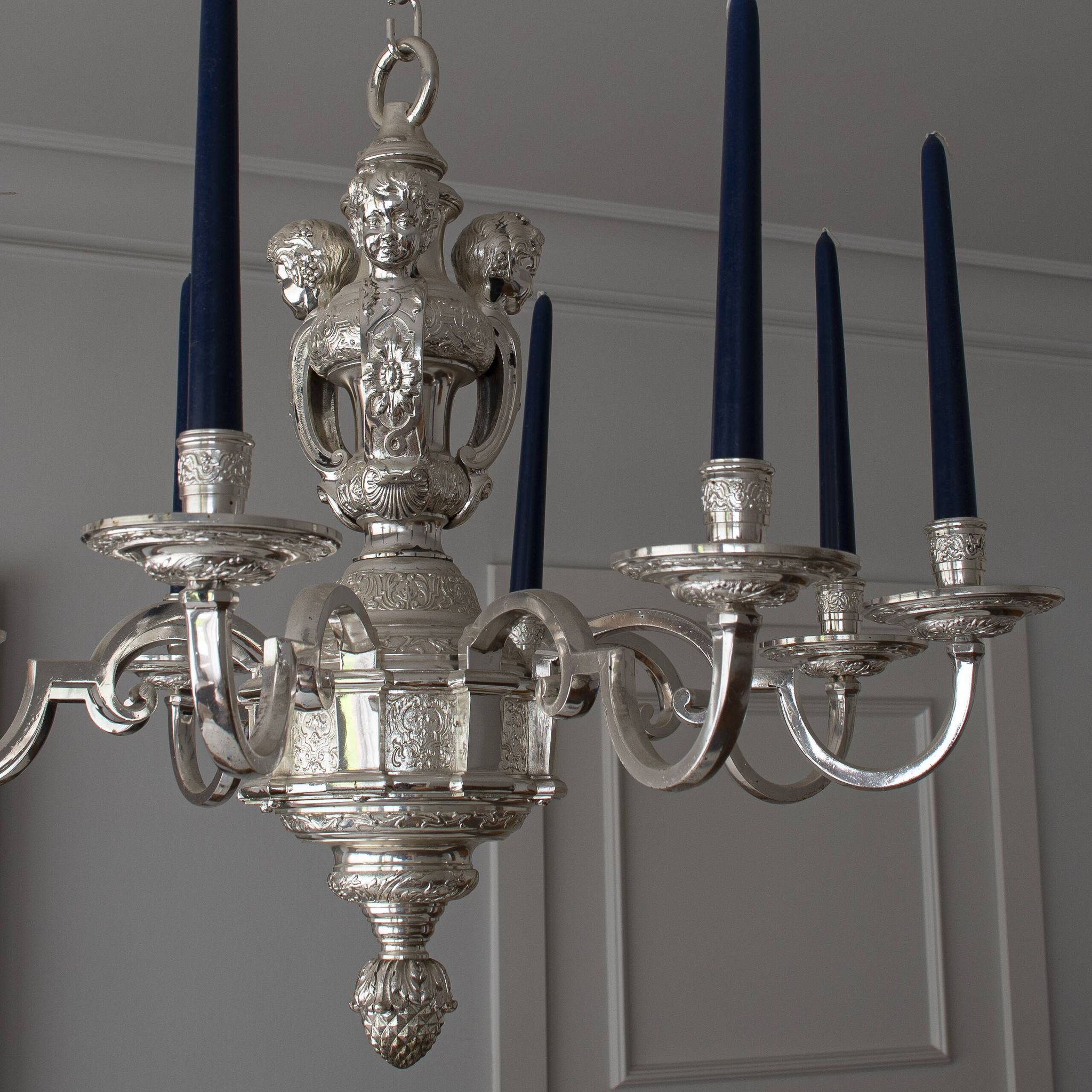 Chandelier en argent