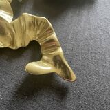 Gold brass knot wall hook