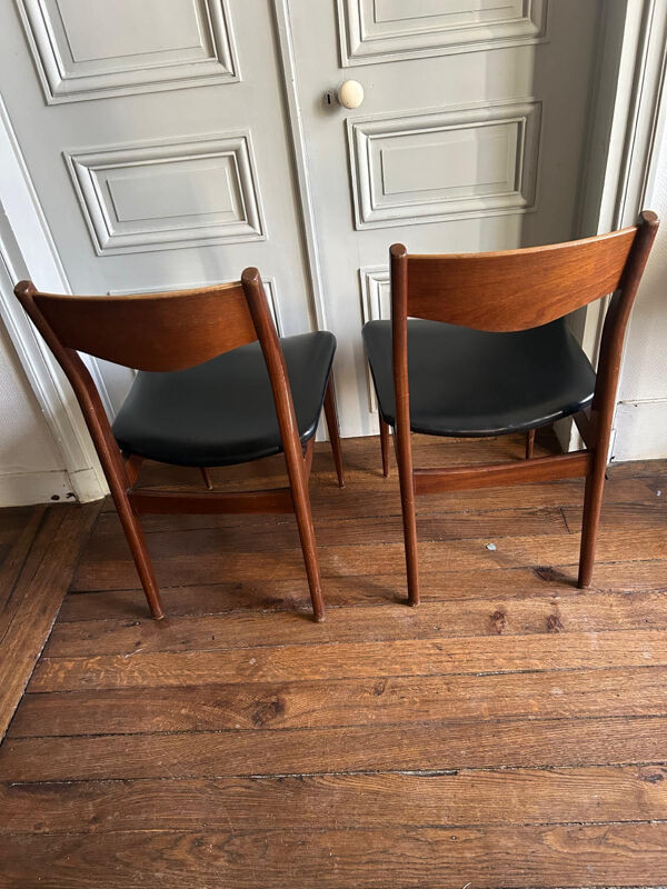 Chaises scandinaves années 60