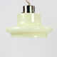 Suspension du milieu du siècle en opaline crème et laiton, années 1960