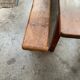 Table de brasserie et ses 2 bancs
