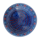 Handmade multicolored ceramic dish