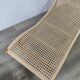 Woven teak sun lounger/ deck chair