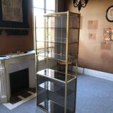 Brass bookcase