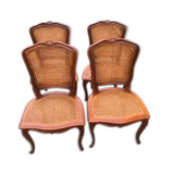 Lot of 4 can chairs